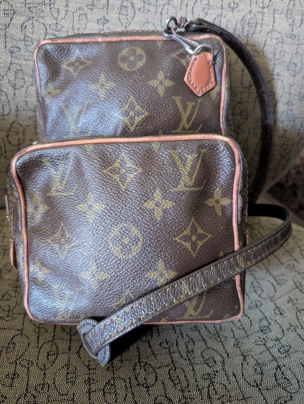 Louis Vuitton Brown Mini Project Monogram Crossbody Vintage Beauty